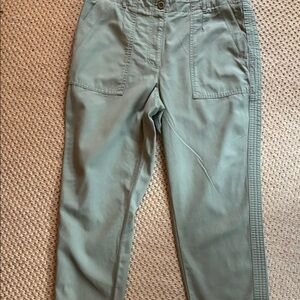 Talbots Slim Olive Green Cargo Pants
